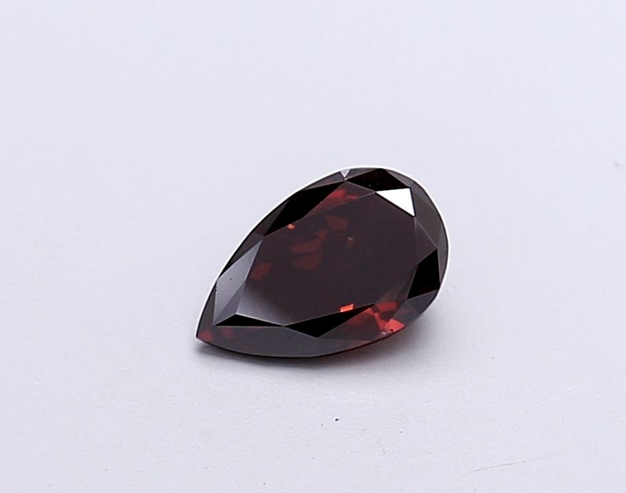 0.59 CT Fancy Deep Orange PEAR