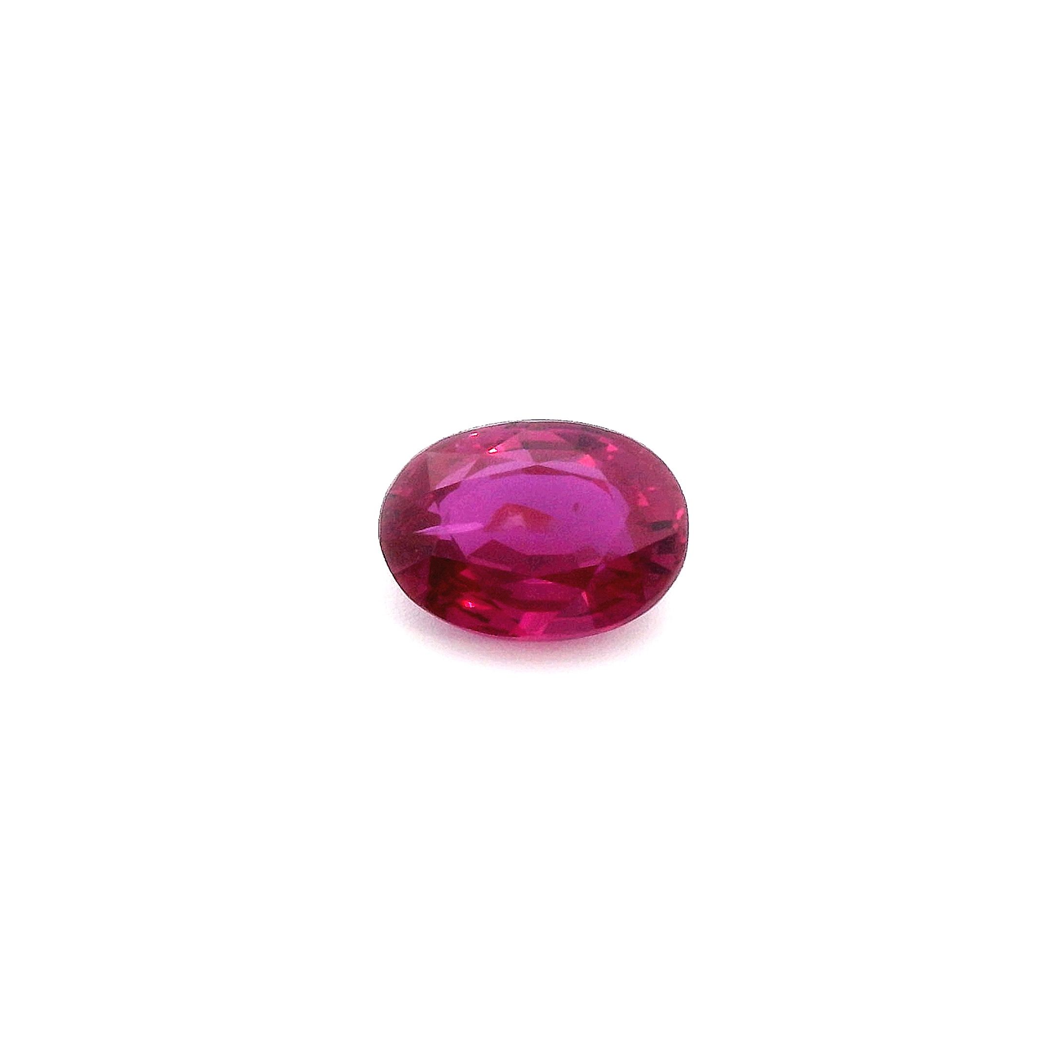 1.82 ct Oval ruby
