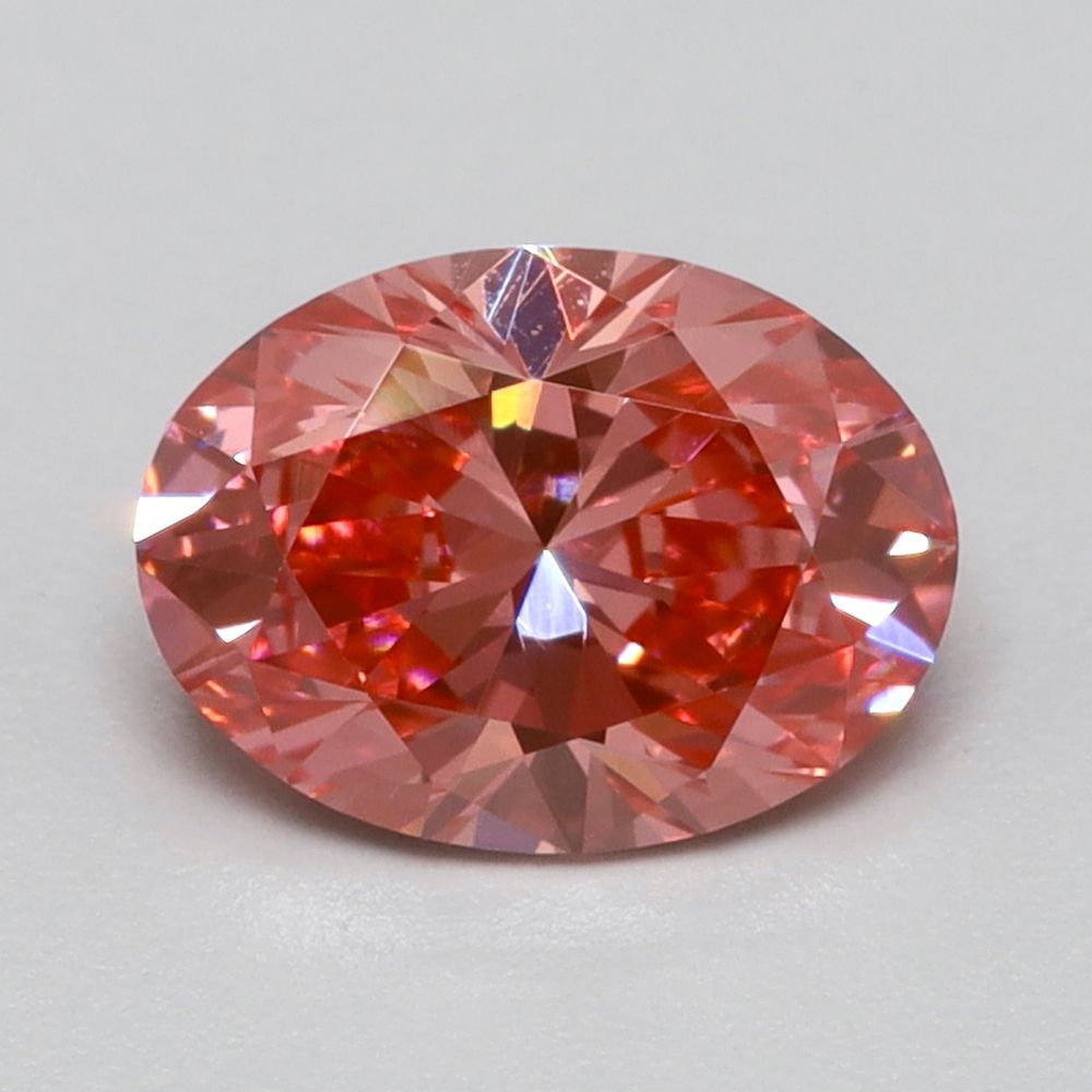 0.53 CT Fancy Vivid Pink OVAL