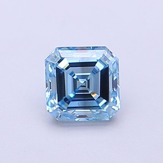 0.51 CT Fancy Intense Blue ASSCHER