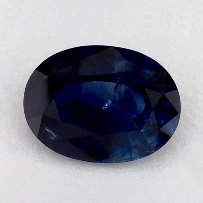 Szafir 1,01 ct, niebieski, szlif owalny
