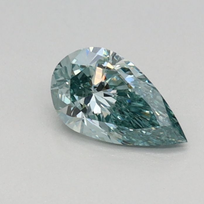 0.3 CT Fancy Vivid Green PEAR
