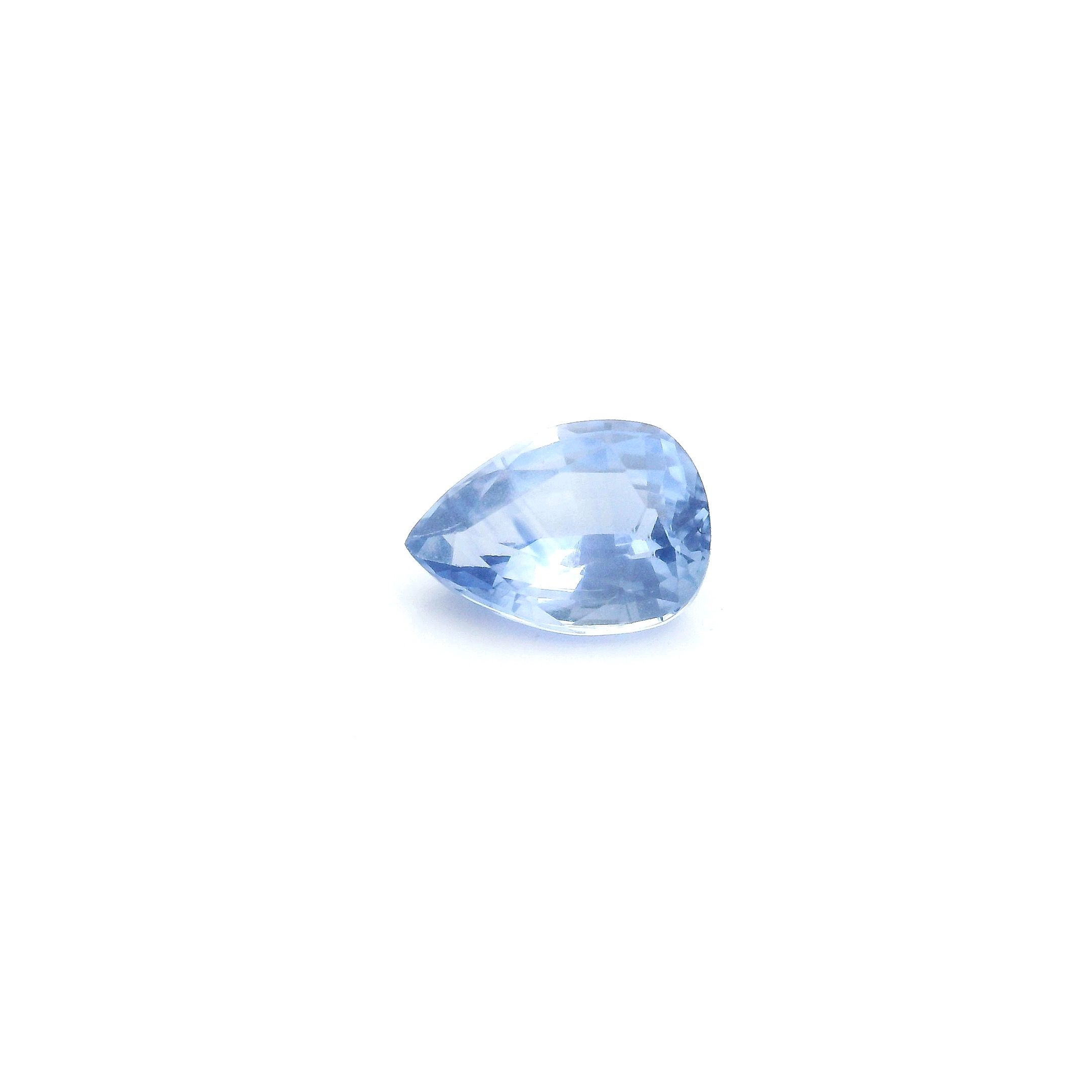 0.97 ct Pear sapphire