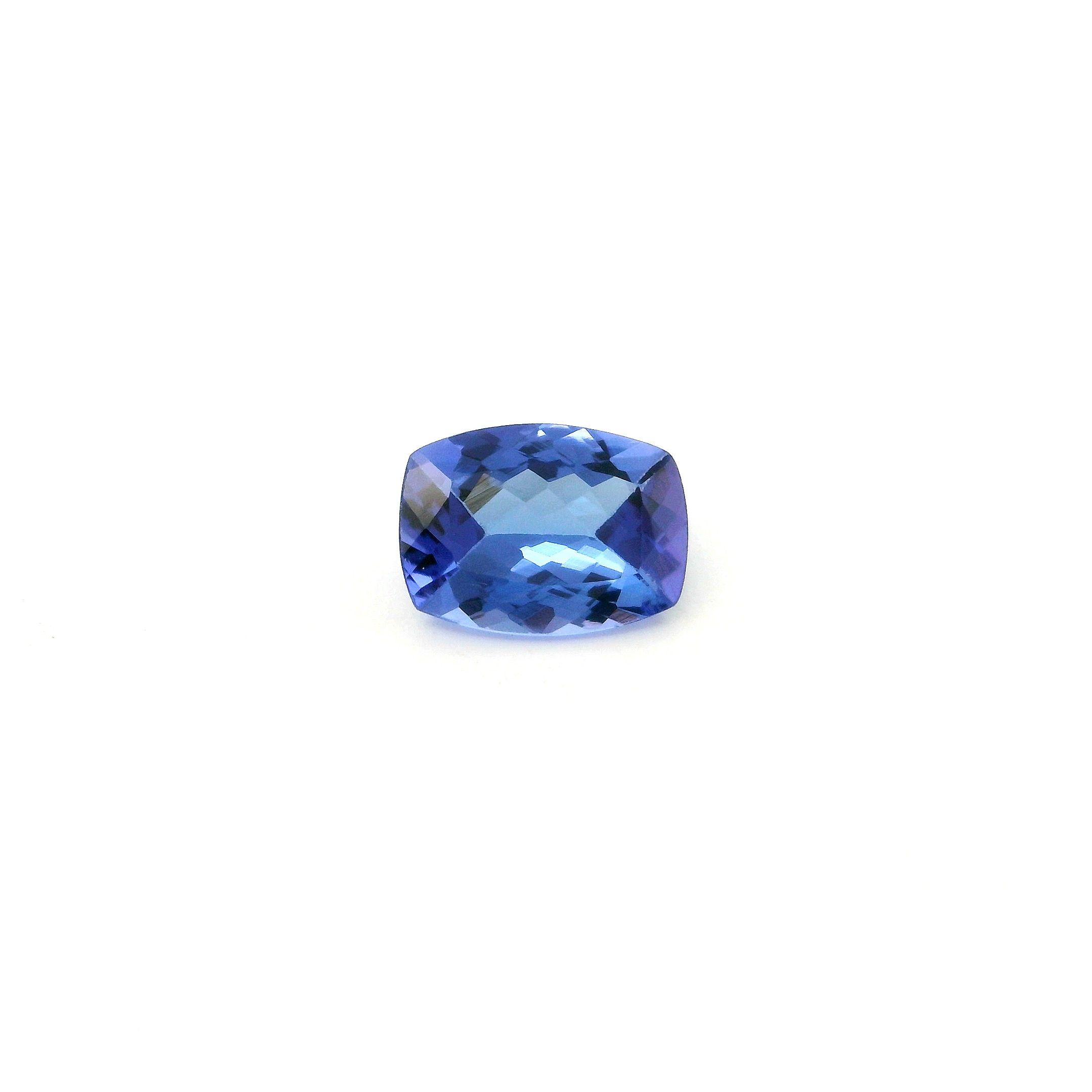 Tanzanit 1,17 ct, niebieski, szlif cushion