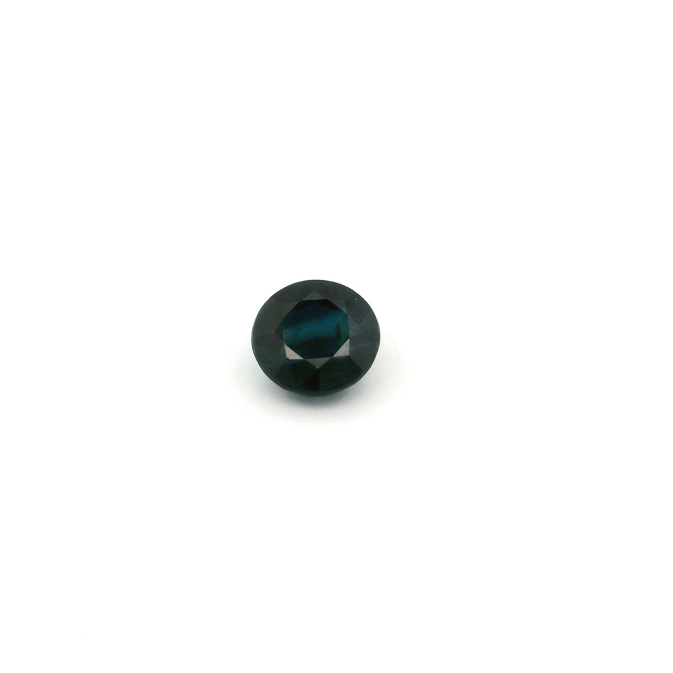 SAPPHIRE FACETED 0.59ct BLUE deep SI CAMBODIA HEATED