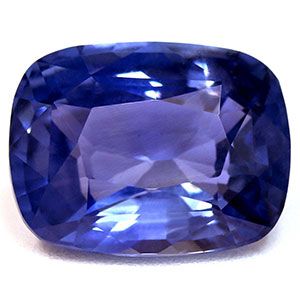 Szafir 4,12 ct, niebieski, szlif cushion