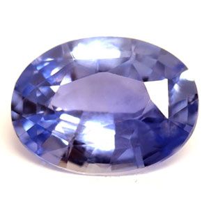 Szafir 1,32 ct, niebieski, szlif owalny