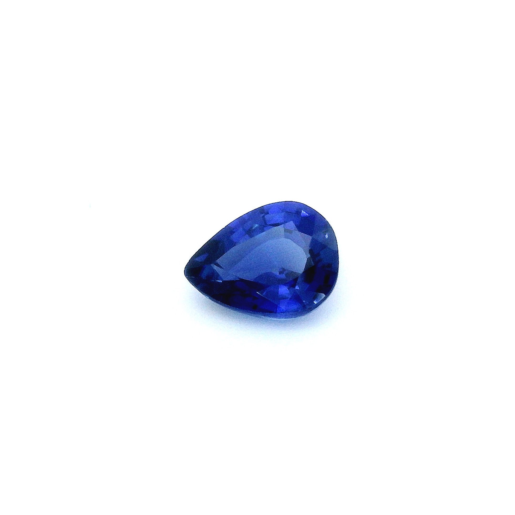 1.17 ct Pear Sapphire
