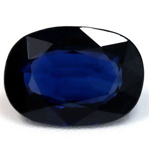 Szafir 1,50 ct, niebieski, szlif cushion