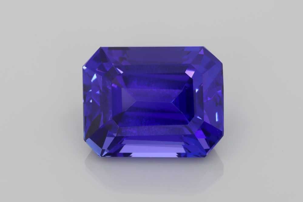 TANZANITE FACETED 15.16ct BLUE Vivid BLUE SI TANZANIA HEATED