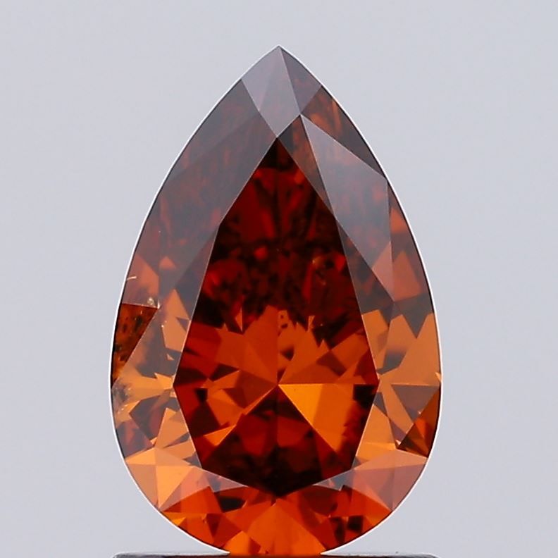 1.0 CT Fancy Vivid Red PEAR