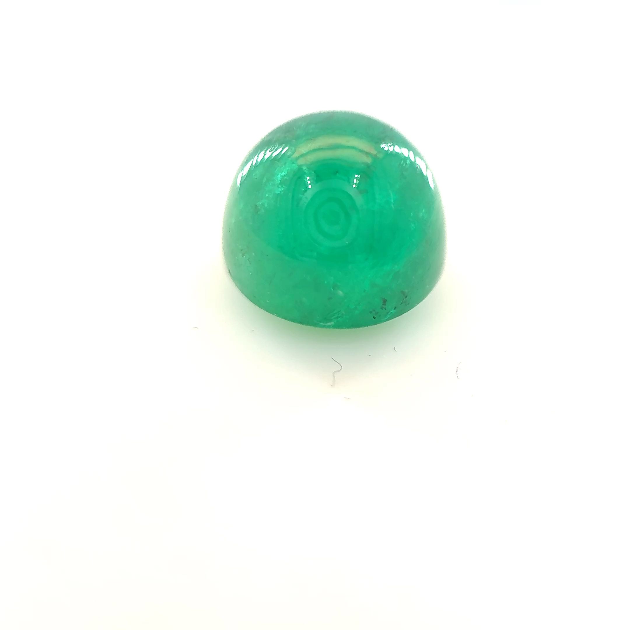 Szmaragd 3,11 ct, zielony, kaboszon