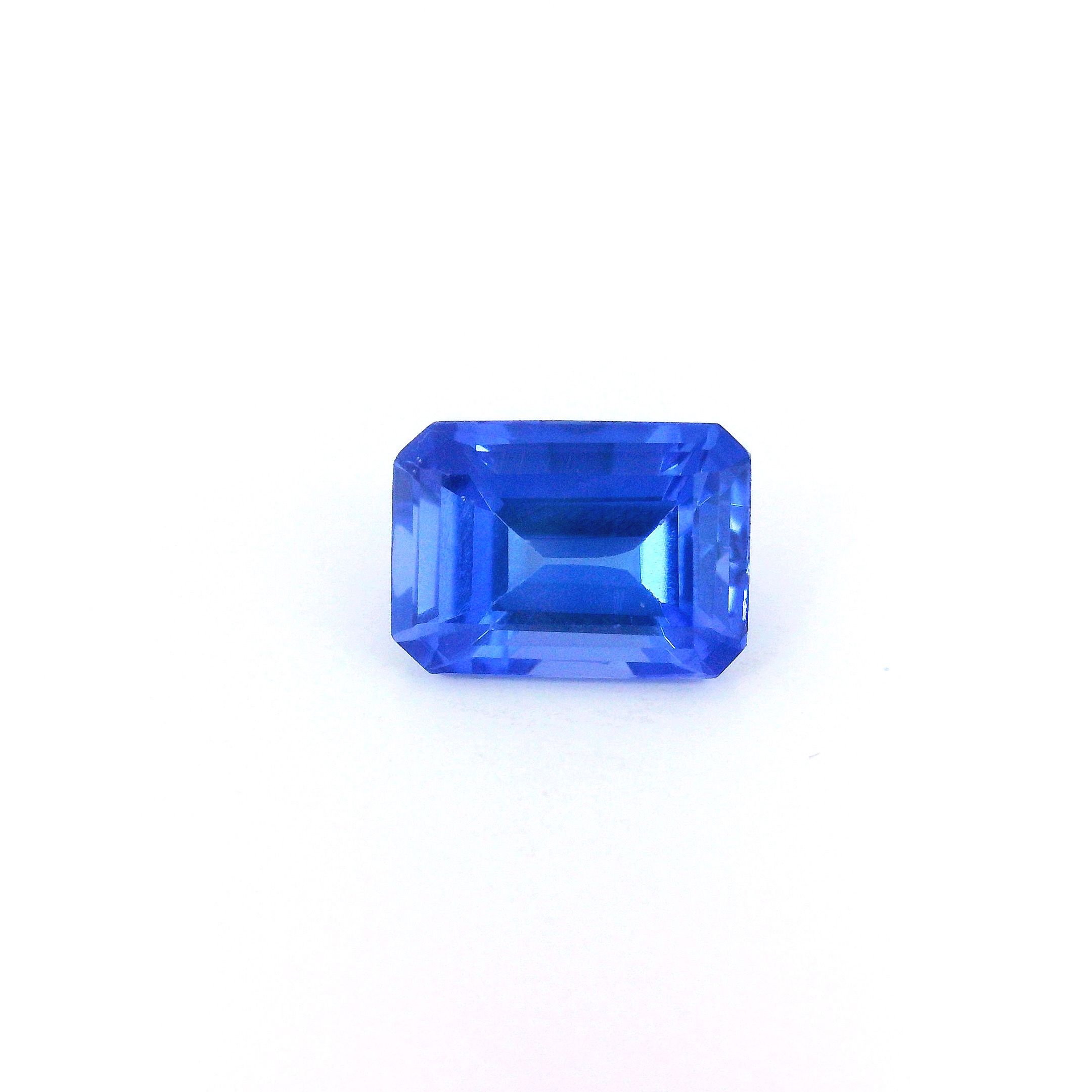 Tanzanit 1,74 ct, fioletowy, szlif ośmiokątny