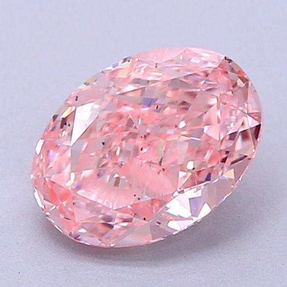 0.97 CT Fancy Intense Pink OVAL