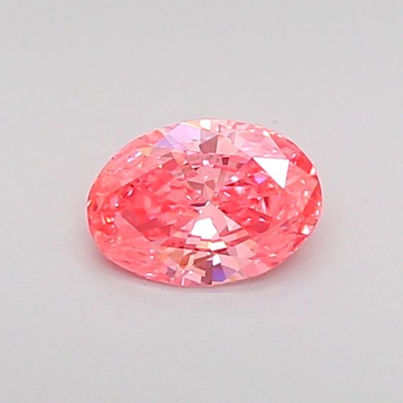 0.29 CT Fancy Vivid Pink OVAL