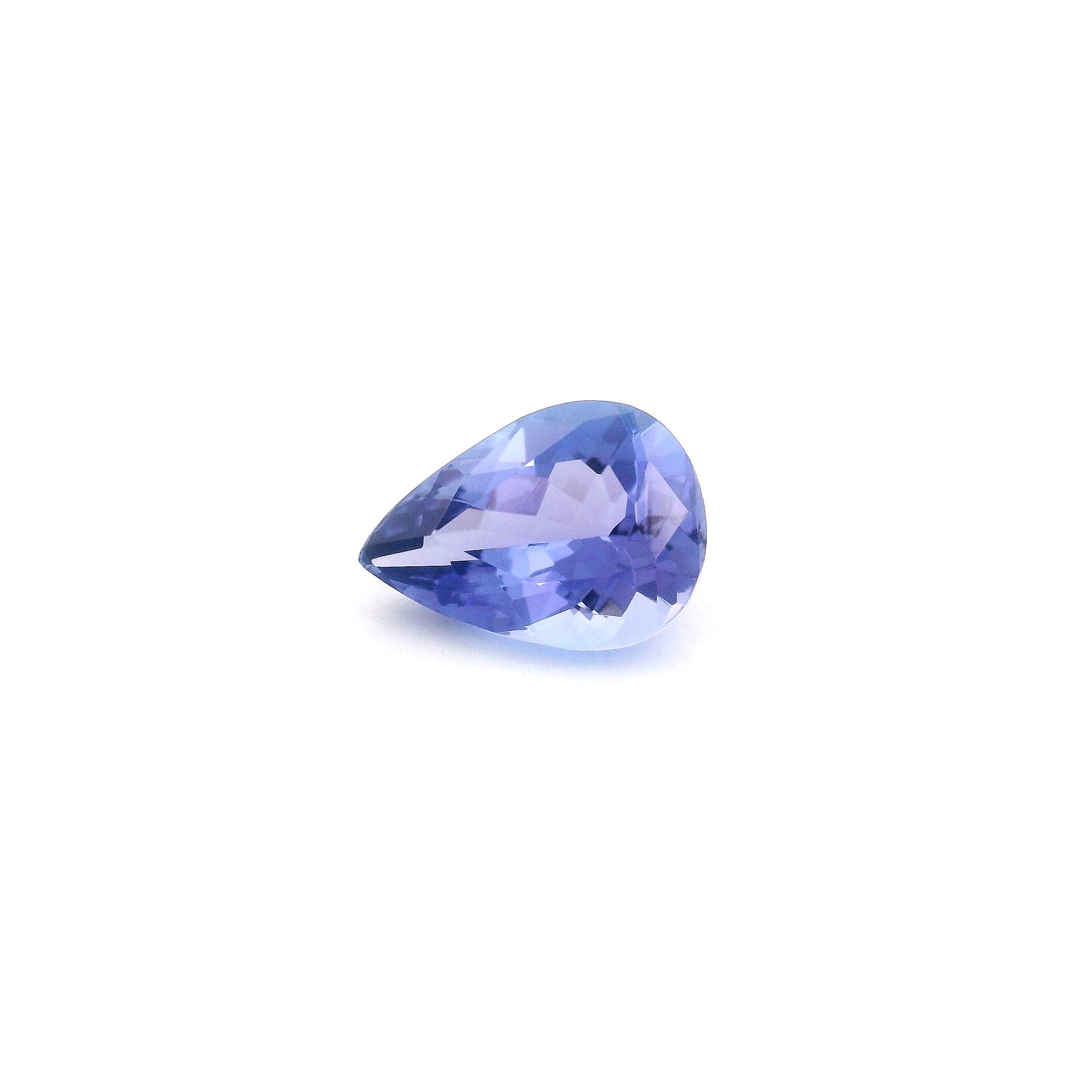 TANZANITE FACETED 0.97ct BLUE Intense EC TANZANIA HEATED