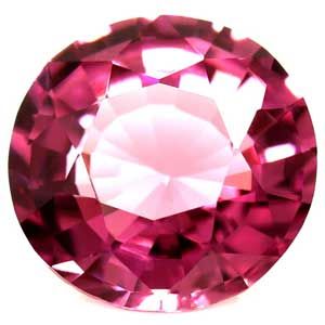 Spinel 1,78 ct, różowy, szlif okrągły