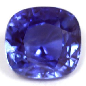 Szafir 1,31 ct, niebieski, szlif cushion