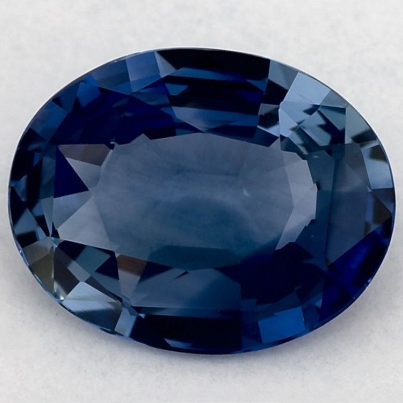 Szafir 3,51 ct, niebieski, szlif owalny