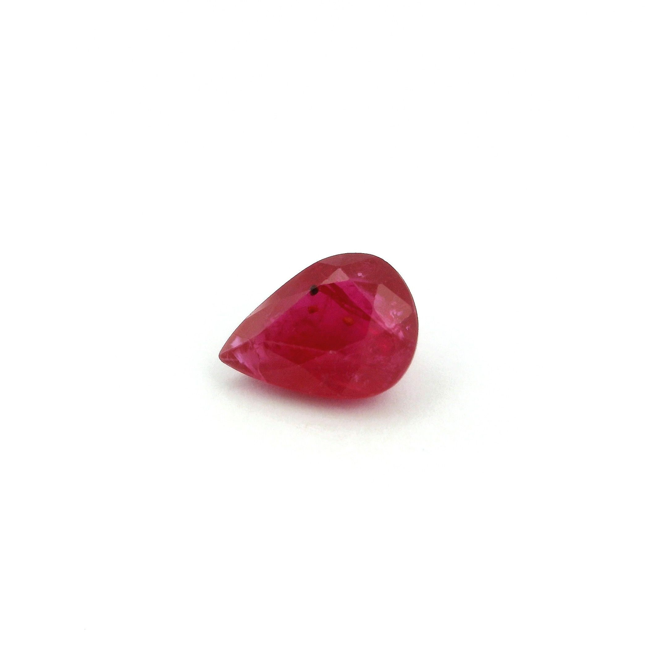 RUBY FACETED 1.44ct RED Intense MI MOZAMBIQUE HEATED