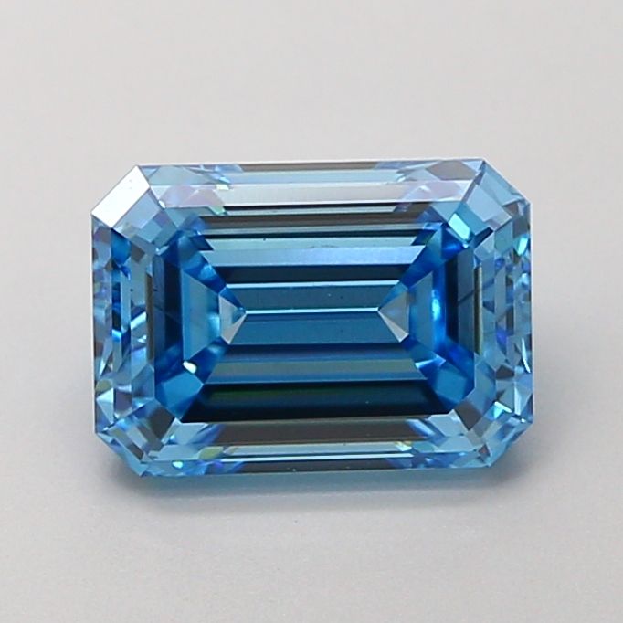 2.01-carat emerald diamond with null color, null cut, and VS1 clarity.