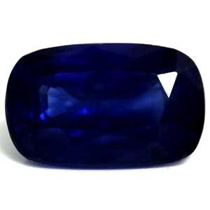 Szafir 1,66 ct, niebieski, szlif cushion