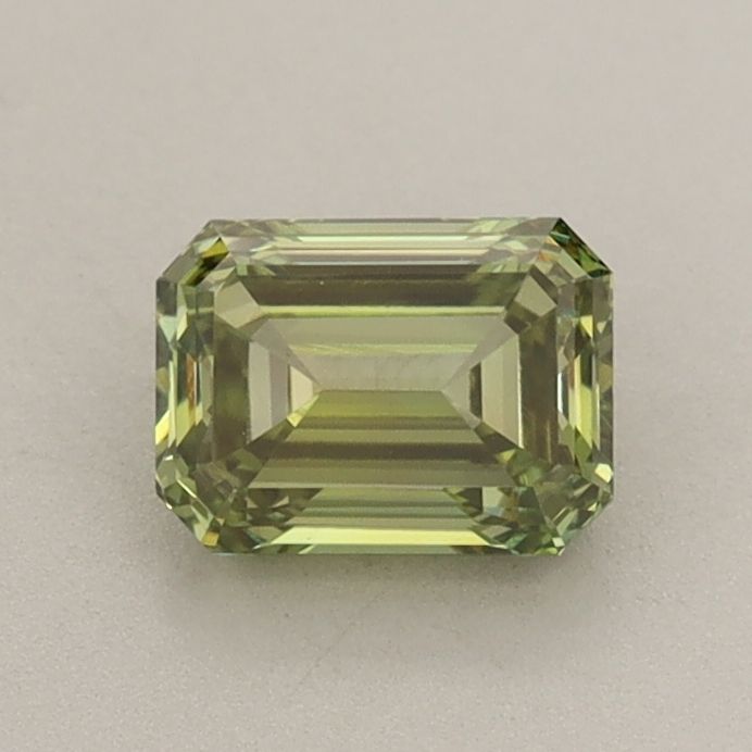 0.74 CT Fancy Vivid Green EMERALD