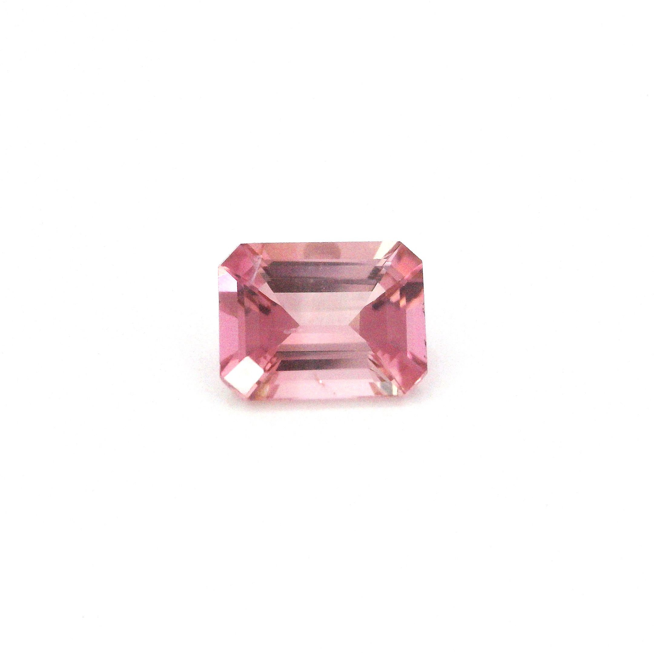 Turmalin 1,48 ct, różowy, szlif ośmiokątny
