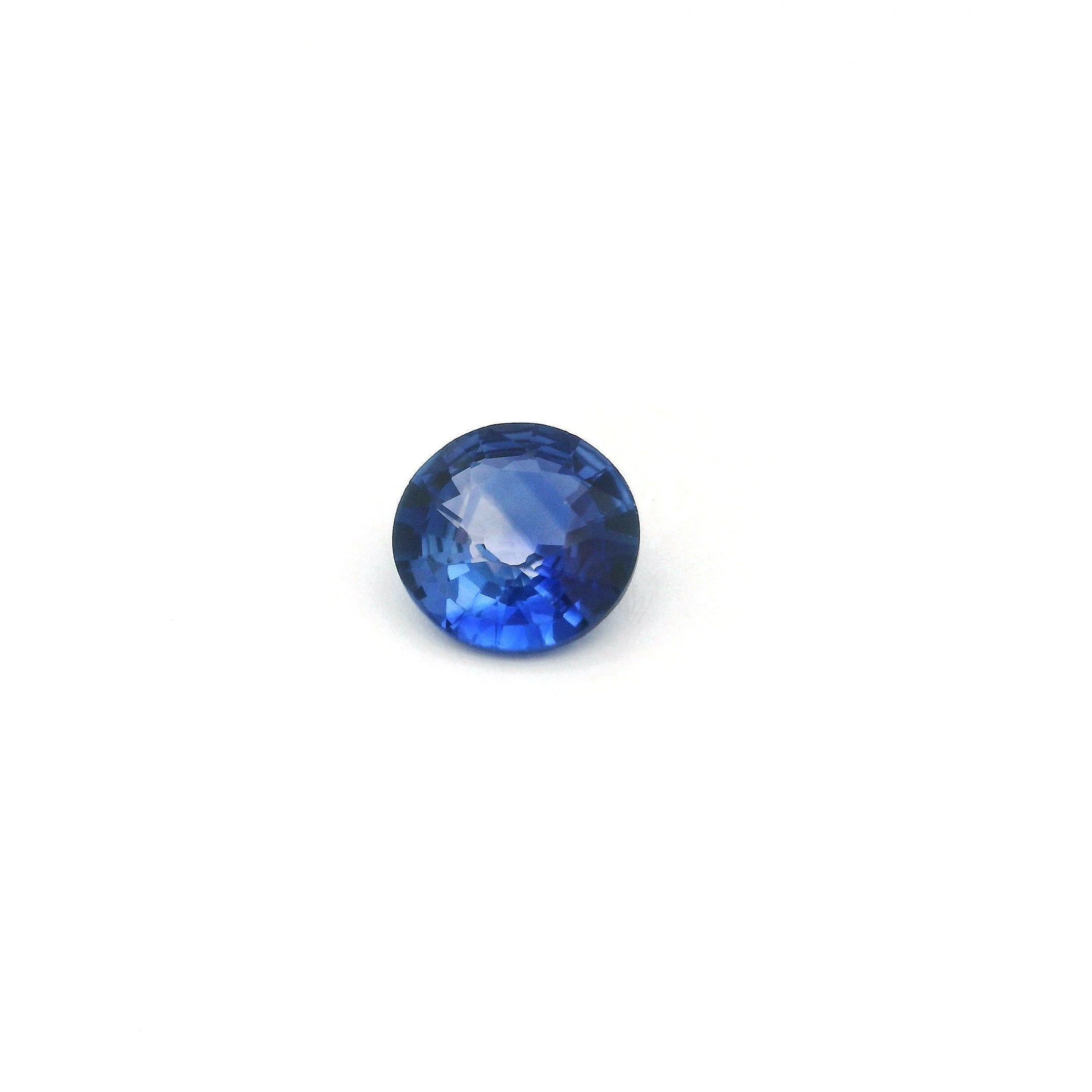 SAPPHIRE FACETED 0.81ct BLUE Medium Intense EC SRILANKA HEATED