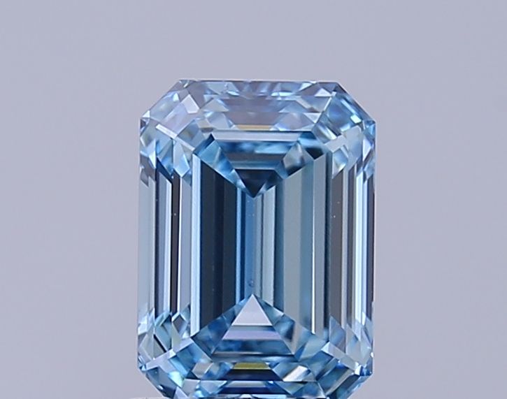 1.41 CT Fancy Vivid Blue EMERALD