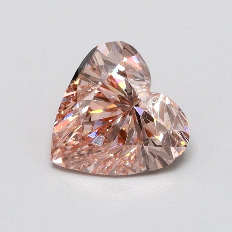 0.41 CT Fancy Intense Pink HEART
