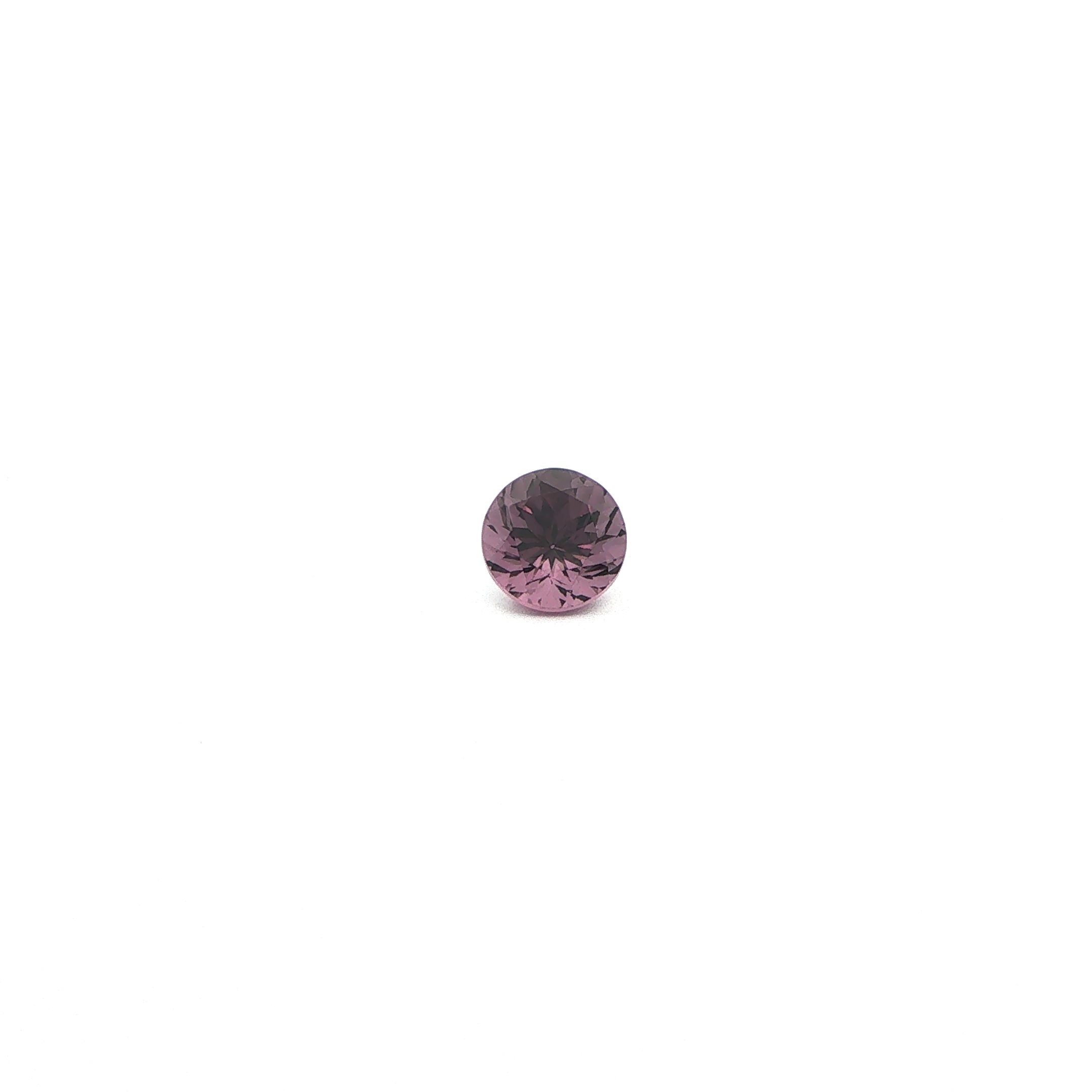 Spinel 1,26 ct, różowy, szlif okrągły