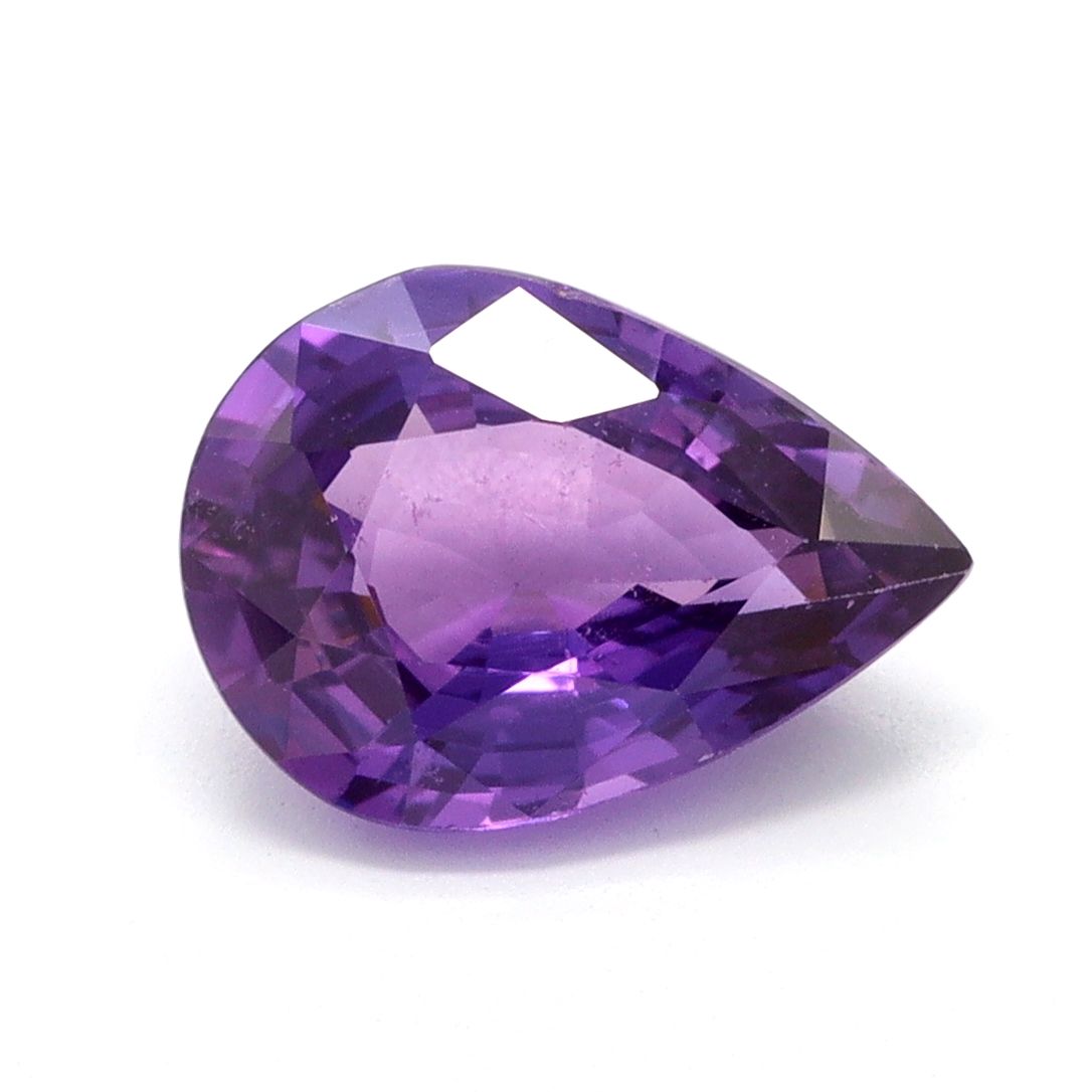 SAPPHIRE FACETED 1.04ct PURPLE PURPLE EC SRILANKA HEATED