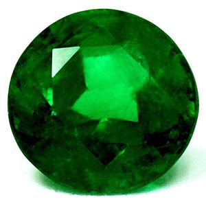 Szmaragd 1,72 ct, zielony, szlif okrągły