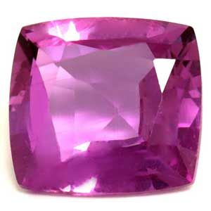 Szafir 1,82 ct, różowy, szlif cushion
