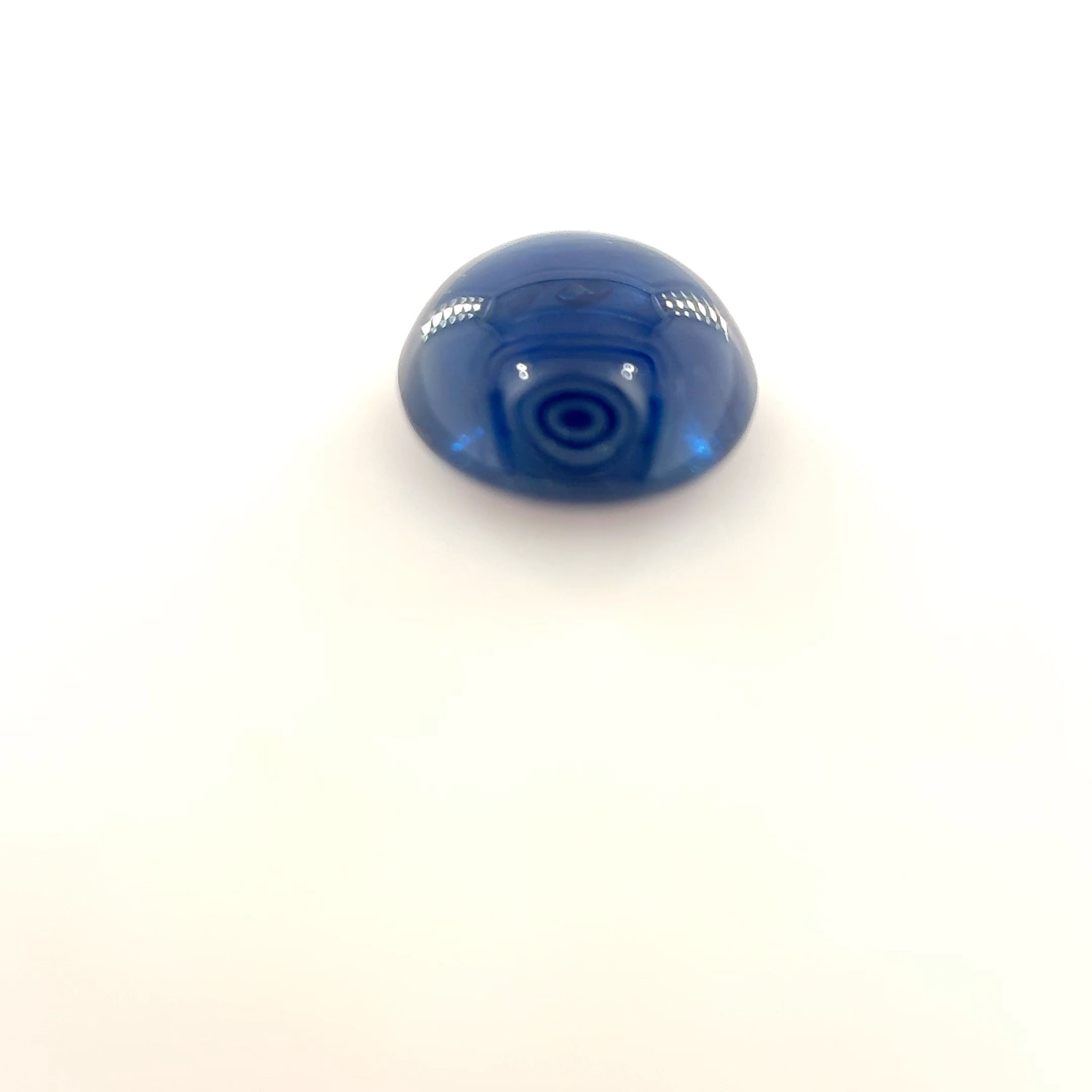 Szafir 1,65 ct, niebieski, kaboszon