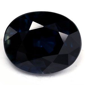Szafir 3,82 ct, niebieski, szlif owalny