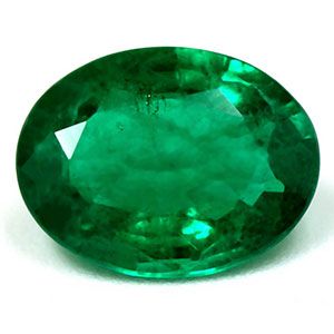 Szmaragd 1,44 ct, zielony, szlif owalny