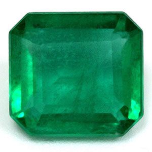 Szmaragd 1,83 ct, zielony, szlif szmaragdowy