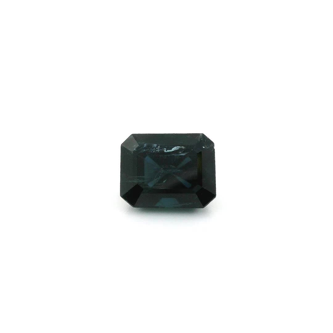 Szafir 2,43 ct, niebieski, szlif szmaragdowy
