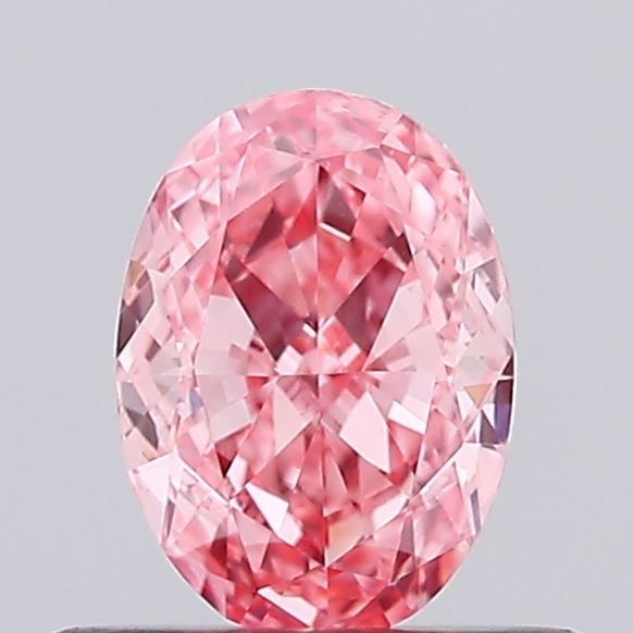 0.53 CT Fancy Vivid Pink OVAL