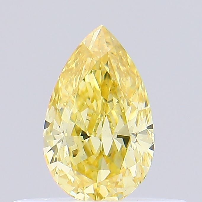 0.35 CT Fancy Vivid Yellow PEAR