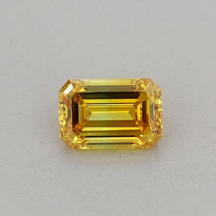 0.29 CT Fancy Vivid Yellow EMERALD