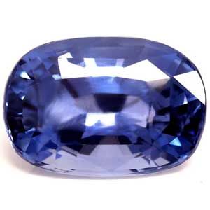 Szafir 3,53 ct, niebieski, szlif cushion