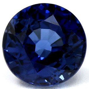 SAPPHIRE FACETED 0.92ct BLUE Intense Blue EC SRILANKA HEATED