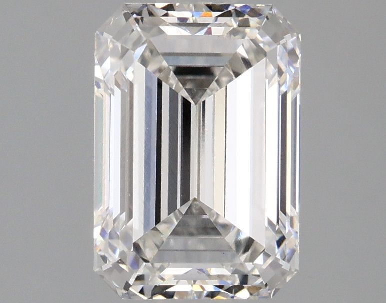 Diamant Émeraude 2.10 ct - Couleur F - Pureté VVS2
