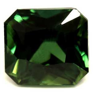 SAPPHIRE FACETED 1.08ct GREEN Green SI MADAGASCAR NONE