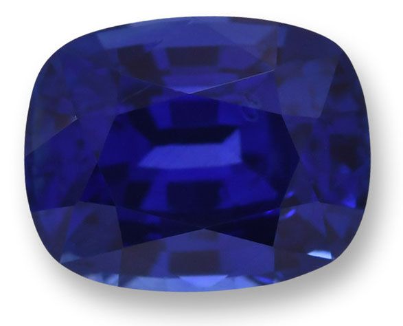 Szafir 1,66 ct, niebieski, szlif cushion