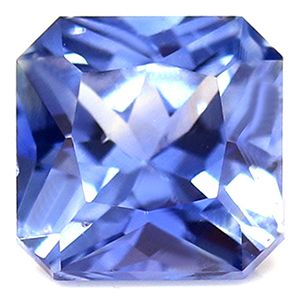 Szafir 1,38 ct, niebieski, szlif szmaragdowy