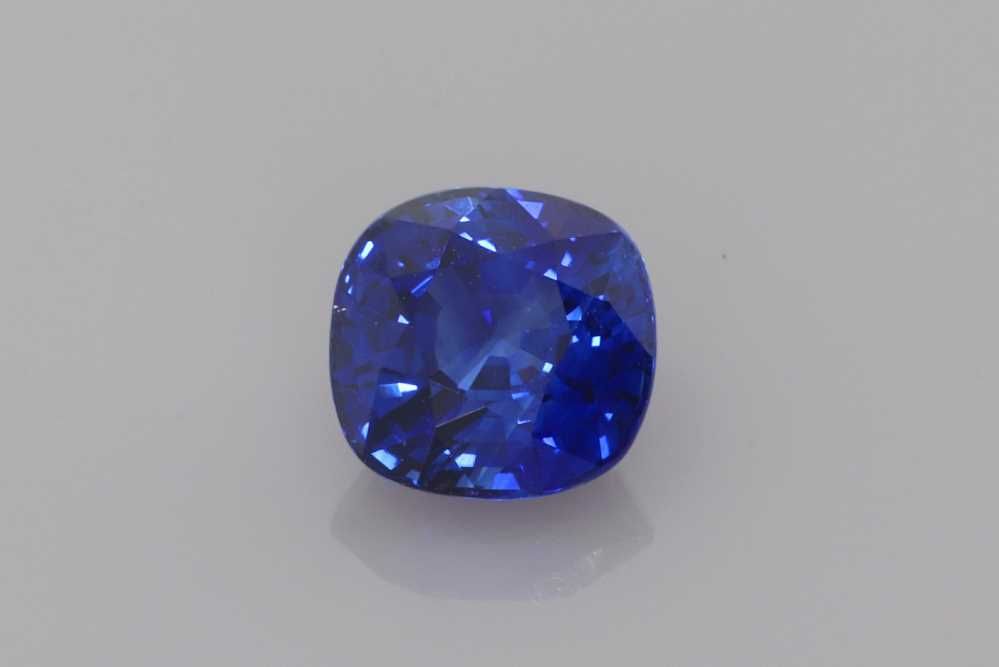 Szafir 1,04 ct, niebieski, szlif cushion